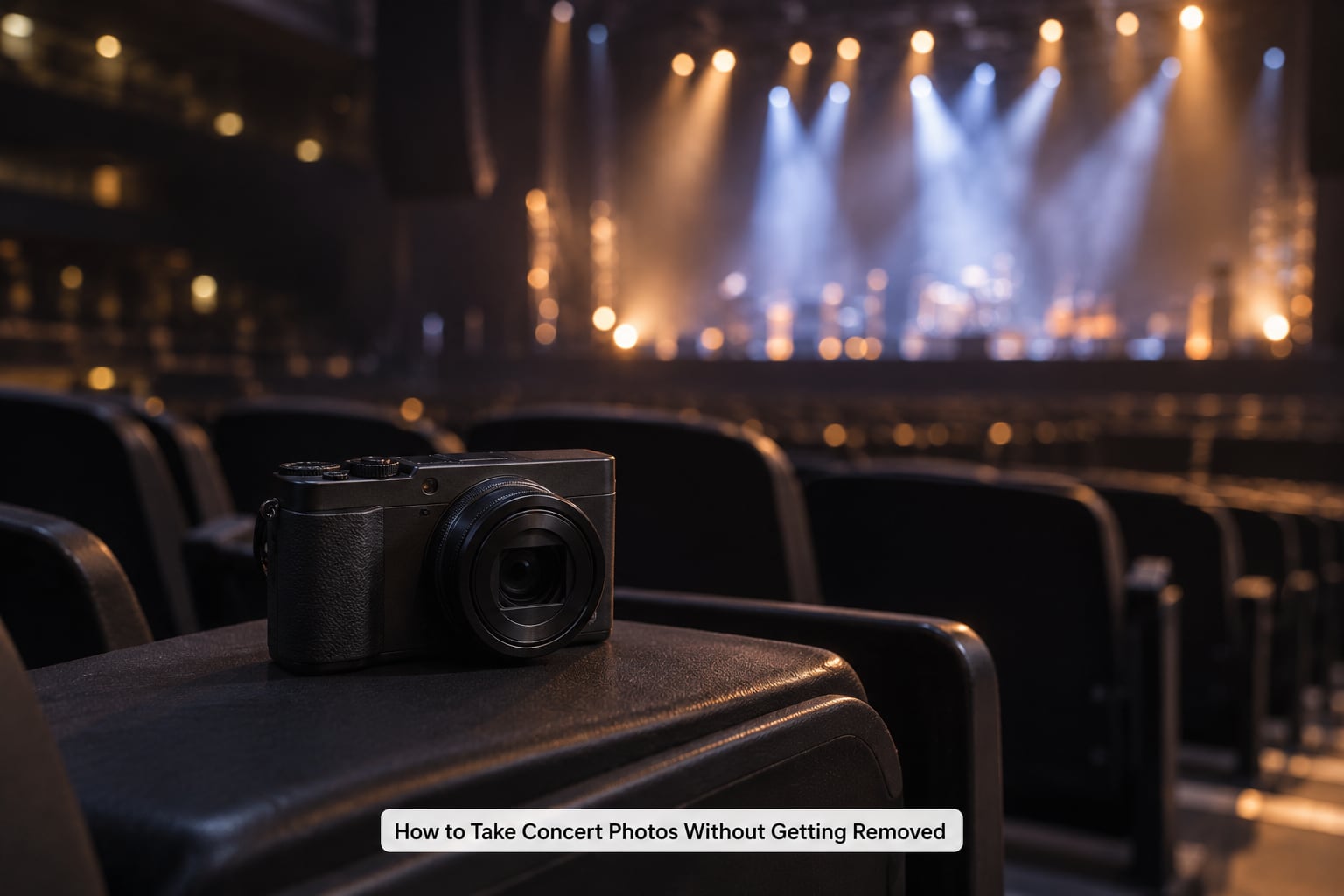 How to Take Concert Photos Without Getting Removed