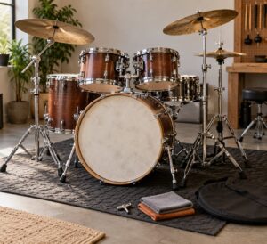 how to maintain a drum kit