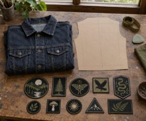 how to battle jacket patches are arranged