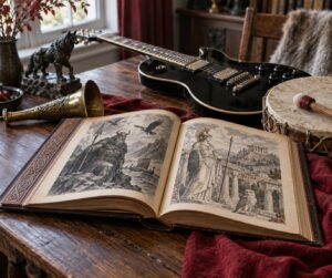 how mythology shaped metal songwriting