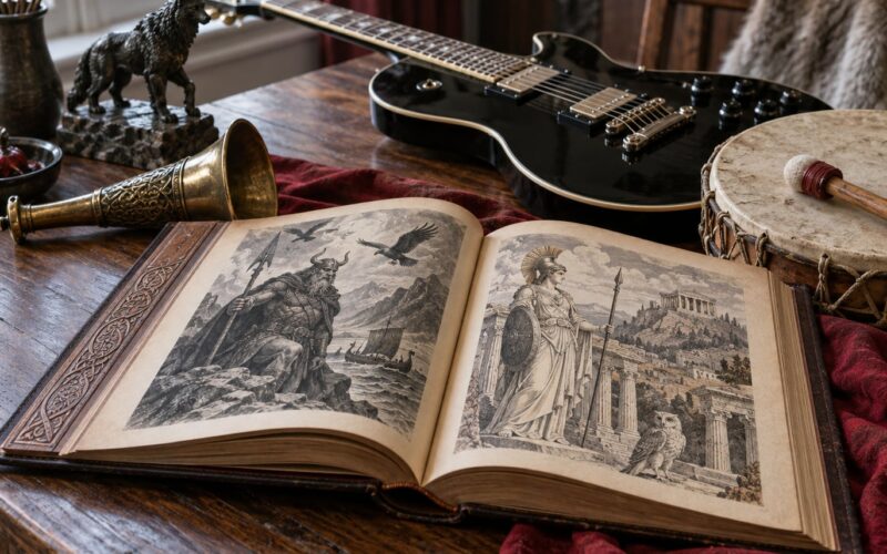 How Mythology Shaped Metal Songwriting in 2026: 8 Examples