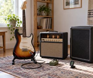 how to get a heavy guitar tone at home