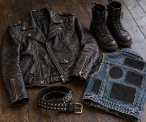 why metal fans wear leather and studs