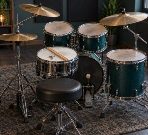 how to set up a drum kit for speed
