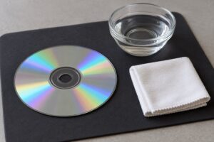 how to clean scratched cds safely