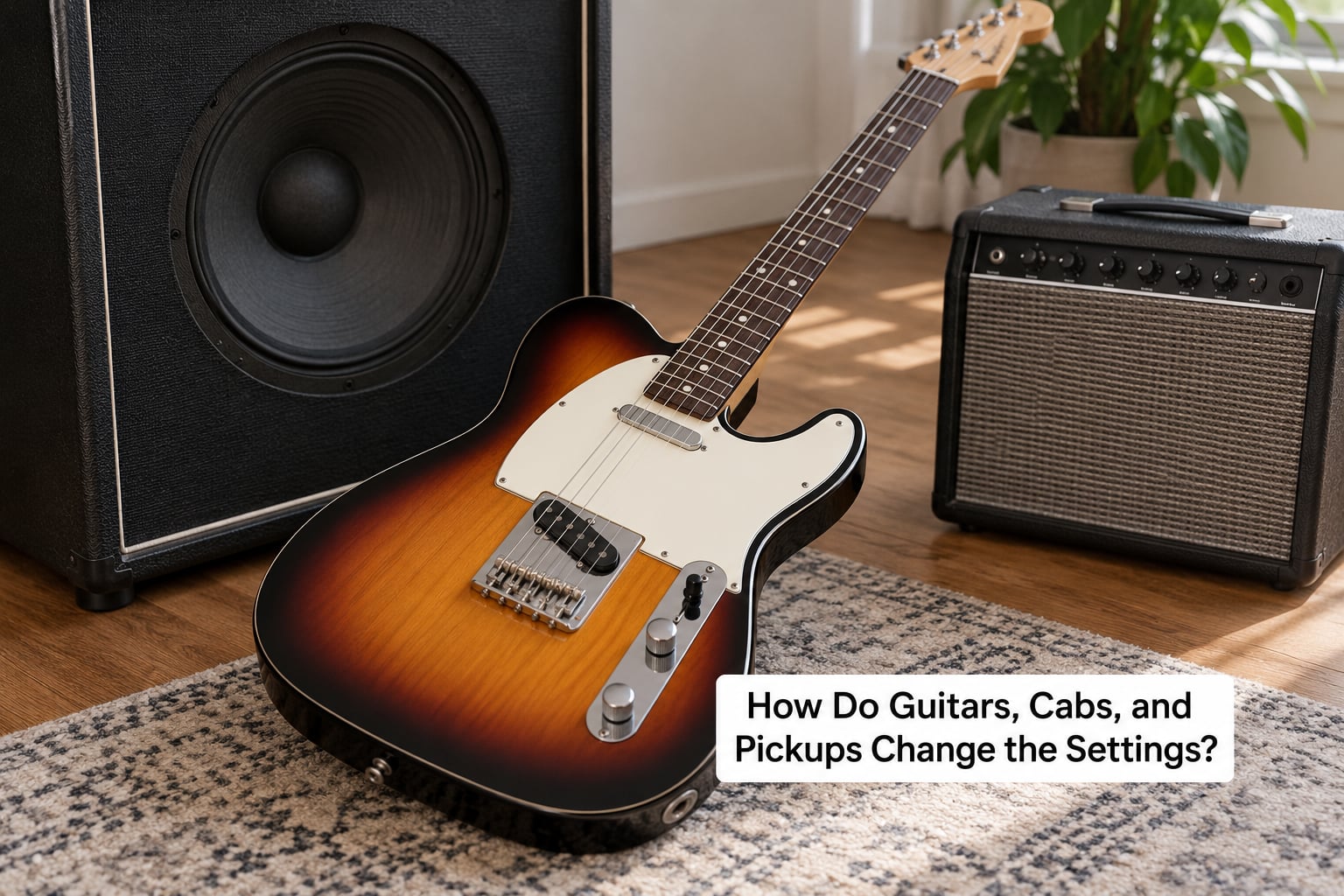 How Do Guitars, Cabs, and Pickups Change the Settings?