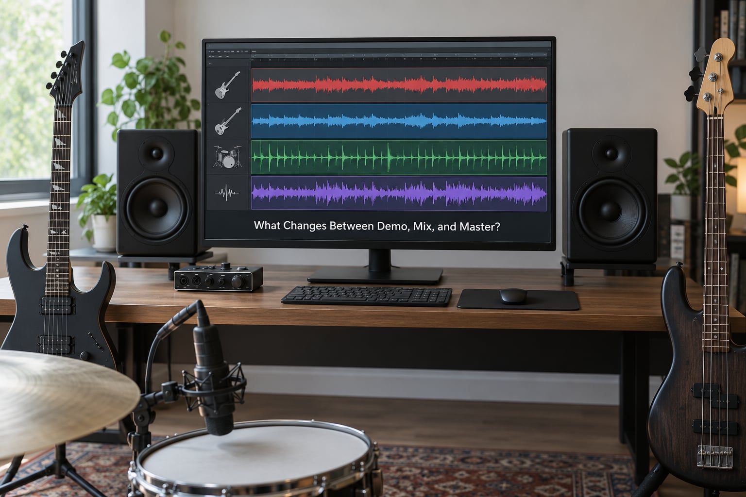 What Changes Between Demo, Mix, and Master?