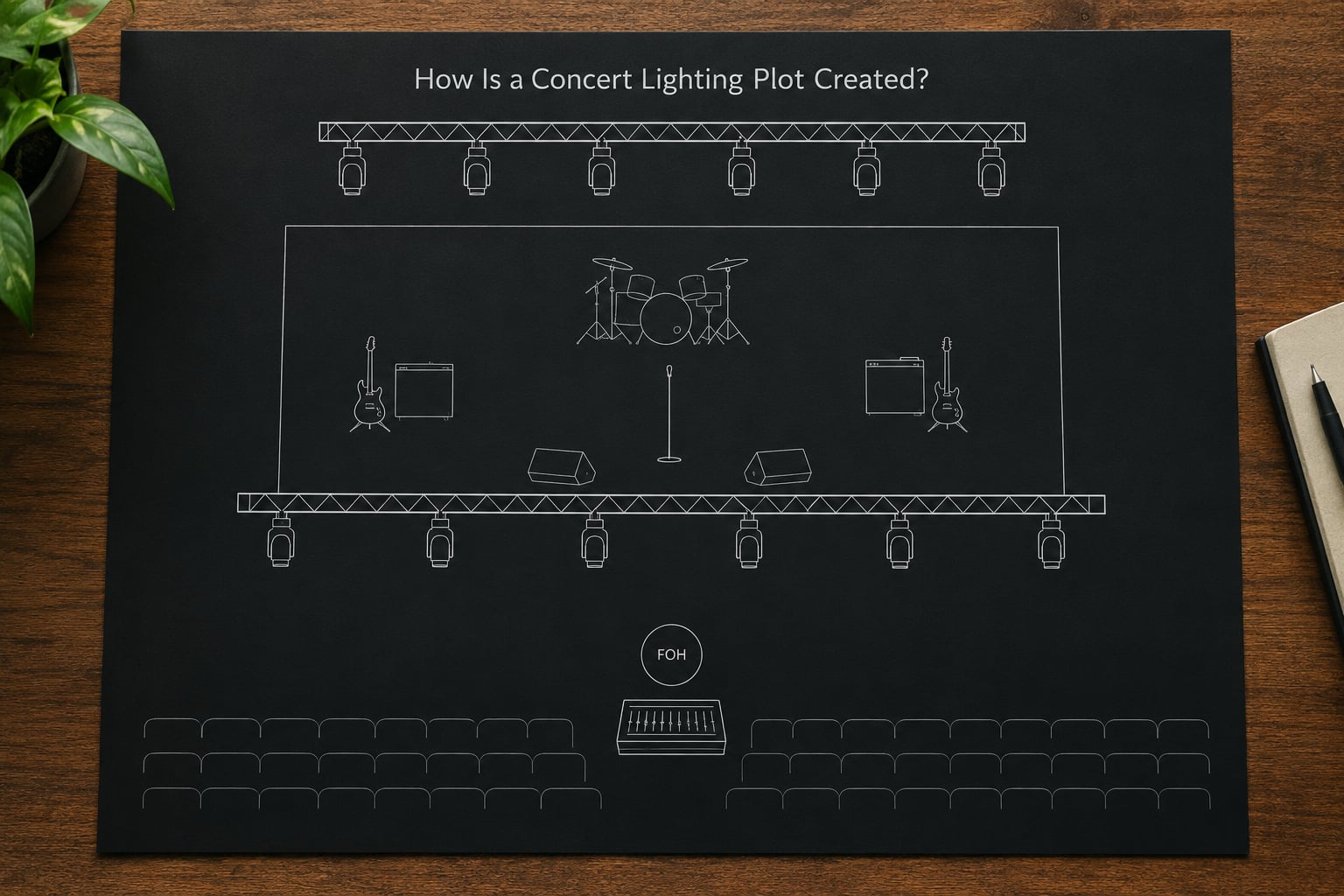 How Is a Concert Lighting Plot Created?