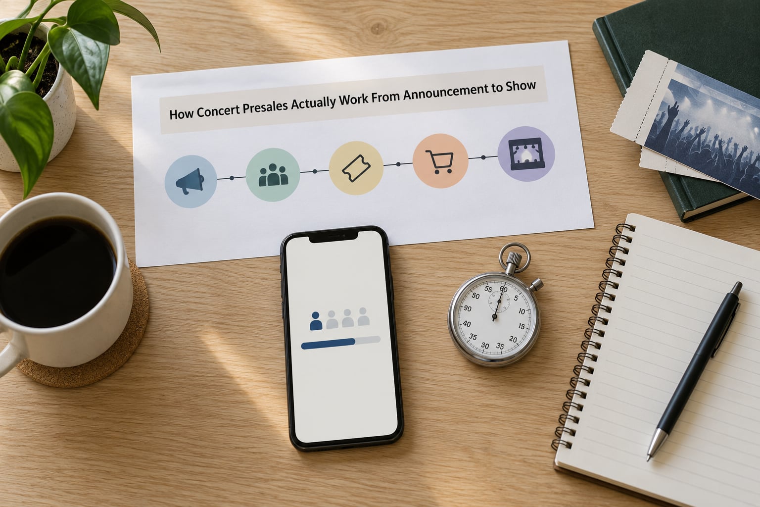 How Concert Presales Actually Work From Announcement to Show