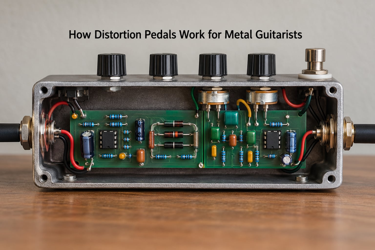 How Distortion Pedals Work for Metal Guitarists