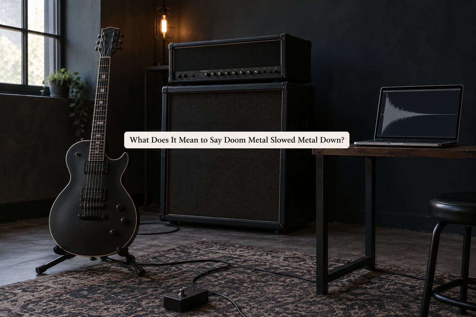 What Does It Mean to Say Doom Metal Slowed Metal Down?