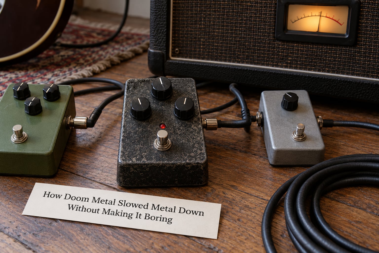 How Doom Metal Slowed Metal Down Without Making It Boring