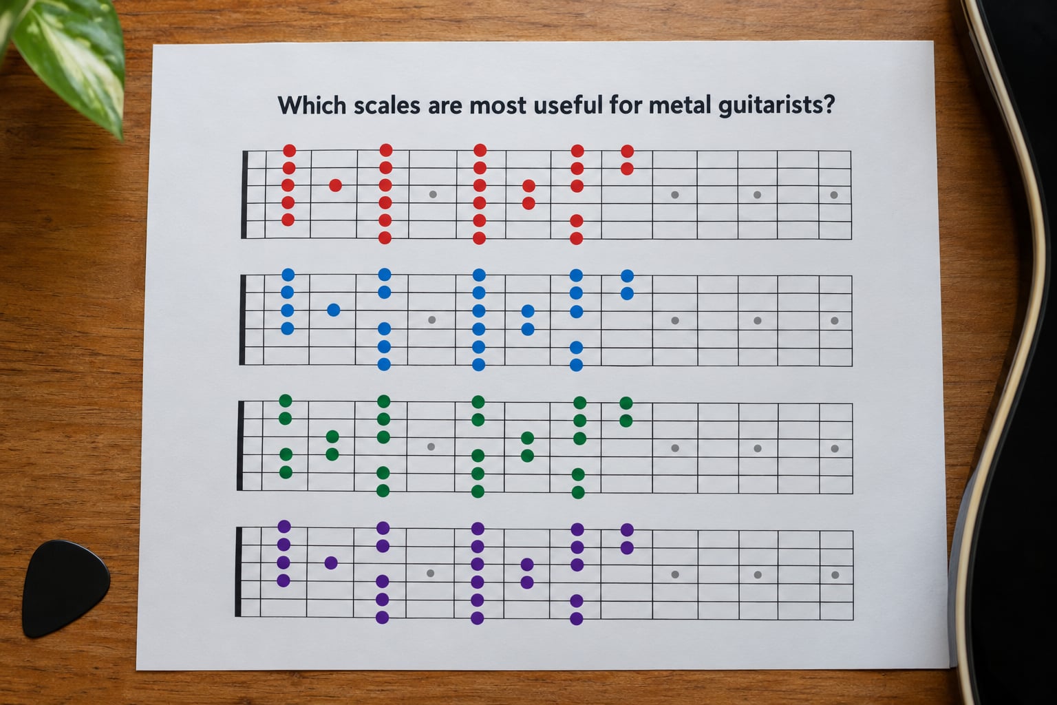 Which scales are most useful for metal guitarists?