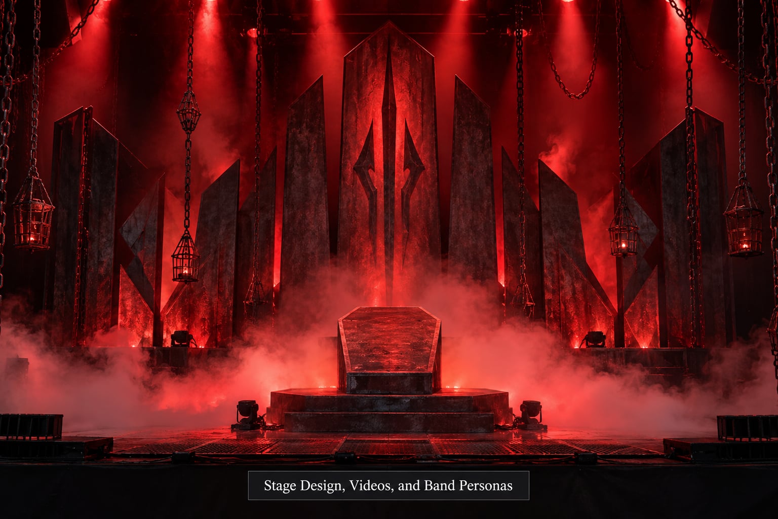 Stage Design, Videos, and Band Personas