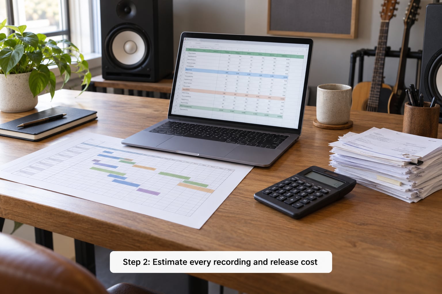 Step 2: Estimate every recording and release cost