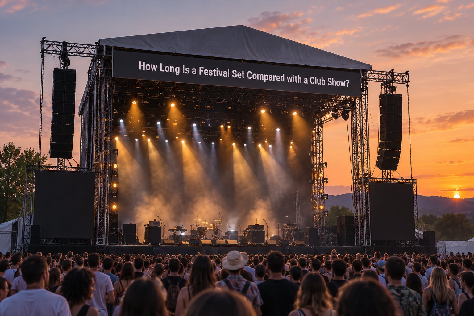 How Long Is a Festival Set Compared with a Club Show?