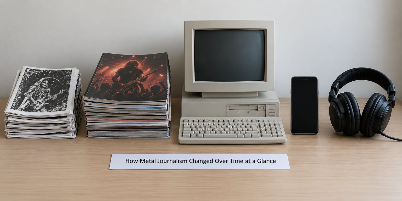 How Metal Journalism Changed Over Time at a Glance