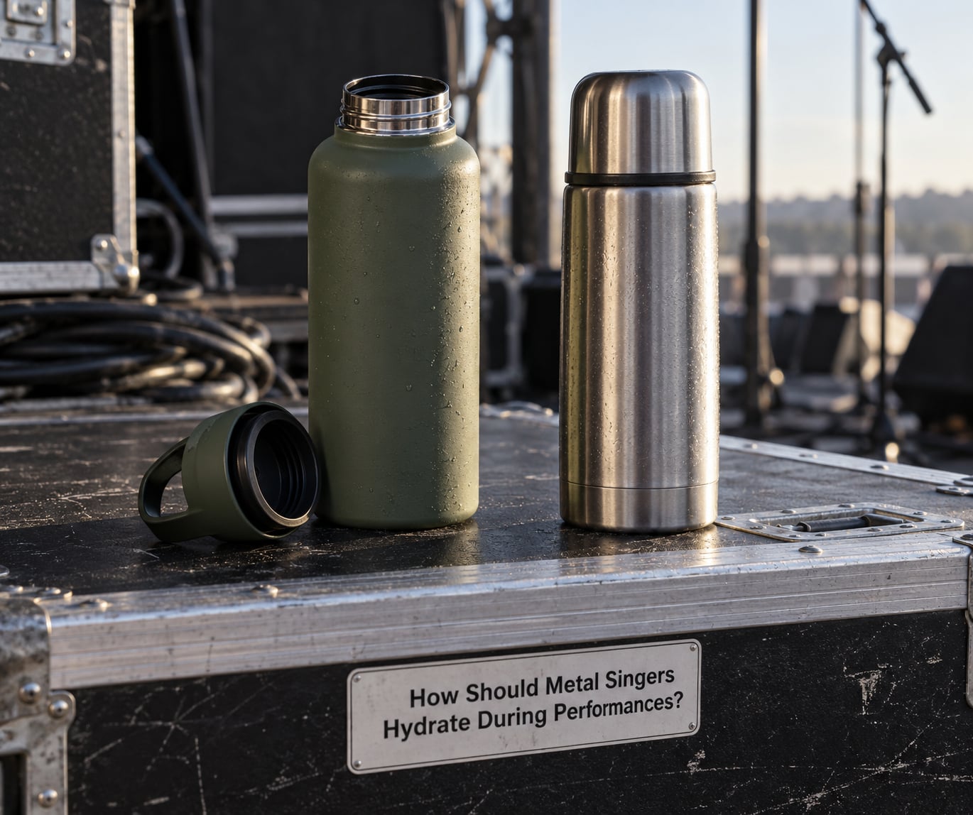 How Should Metal Singers Hydrate During Performances?