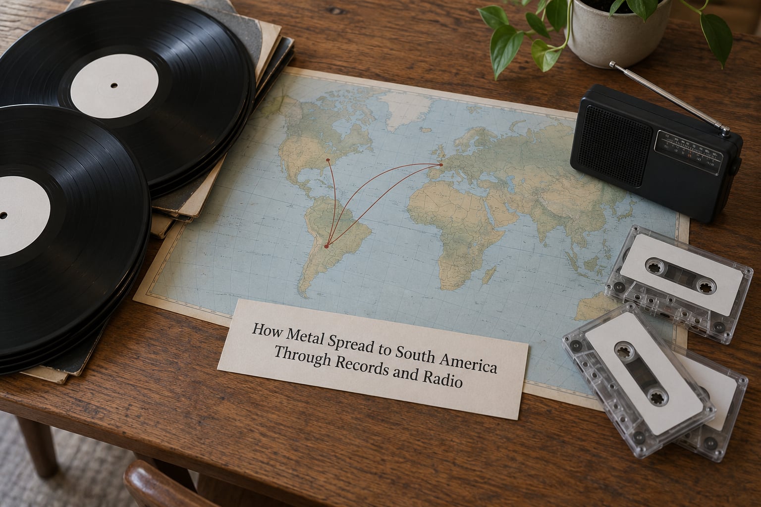 How Metal Spread to South America Through Records and Radio