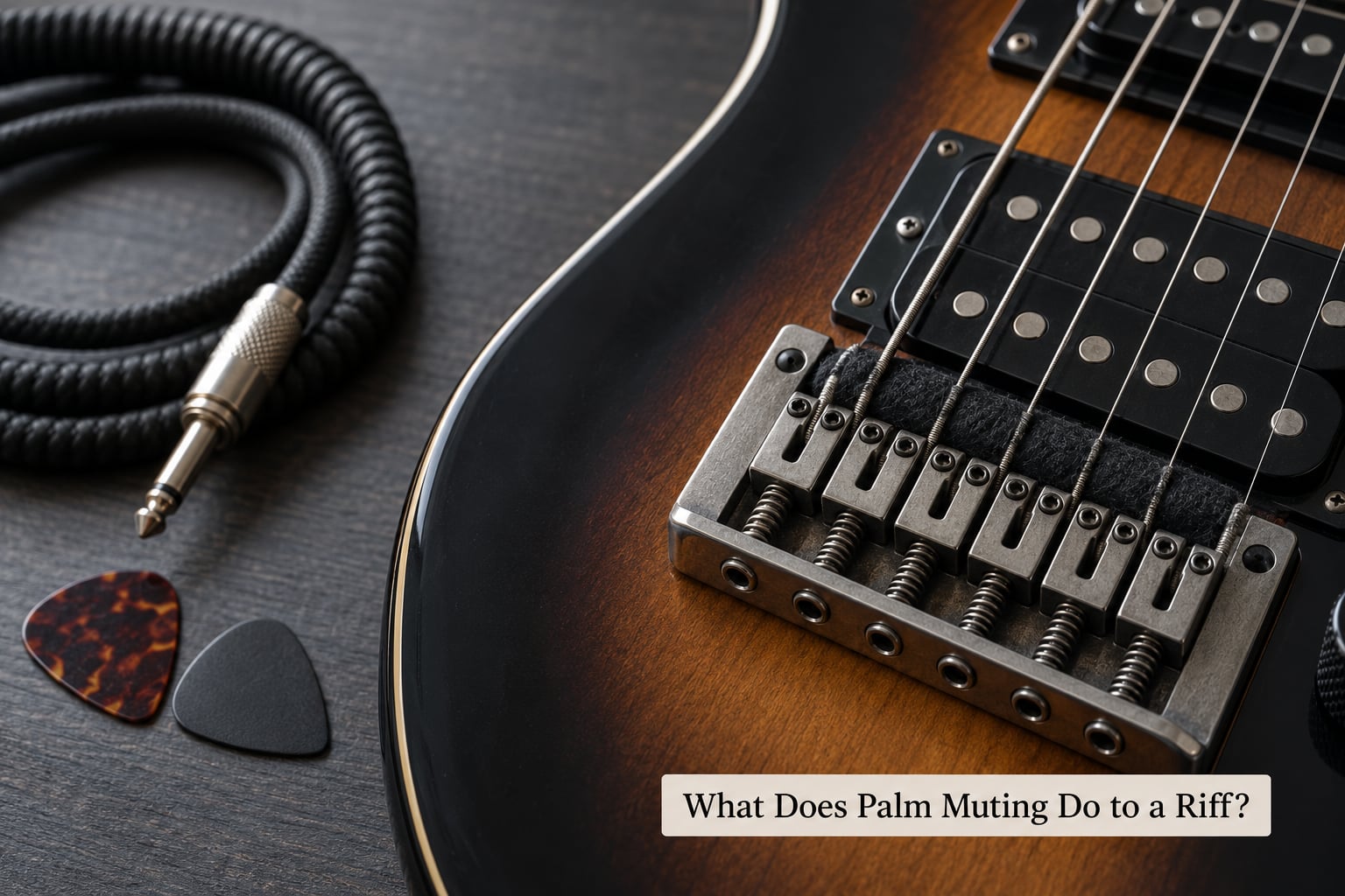 What Does Palm Muting Do to a Riff?
