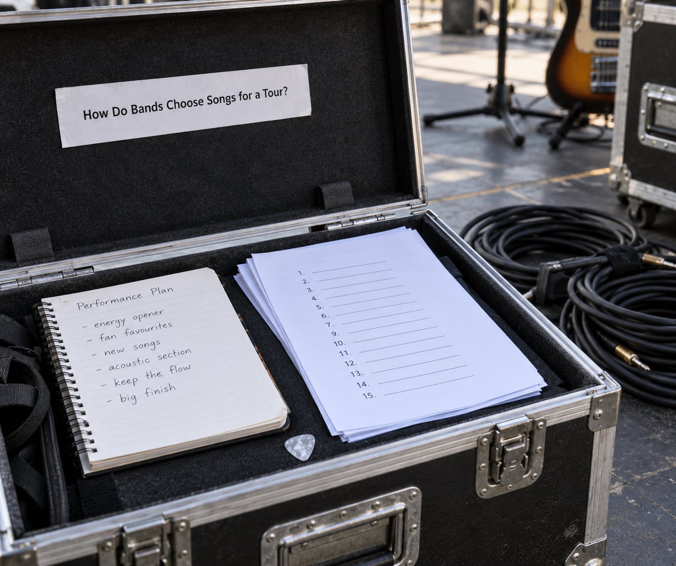 How Do Bands Choose Songs for a Tour?