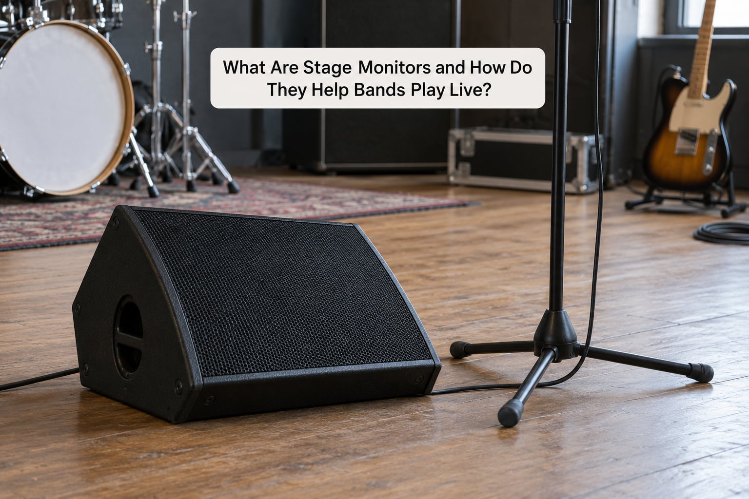 What Are Stage Monitors and How Do They Help Bands Play Live?