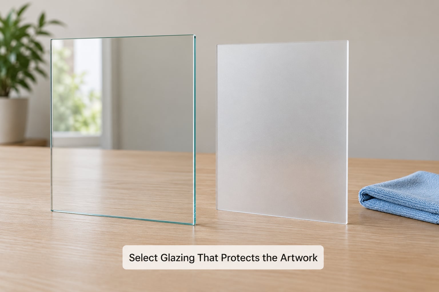 Select Glazing That Protects the Artwork