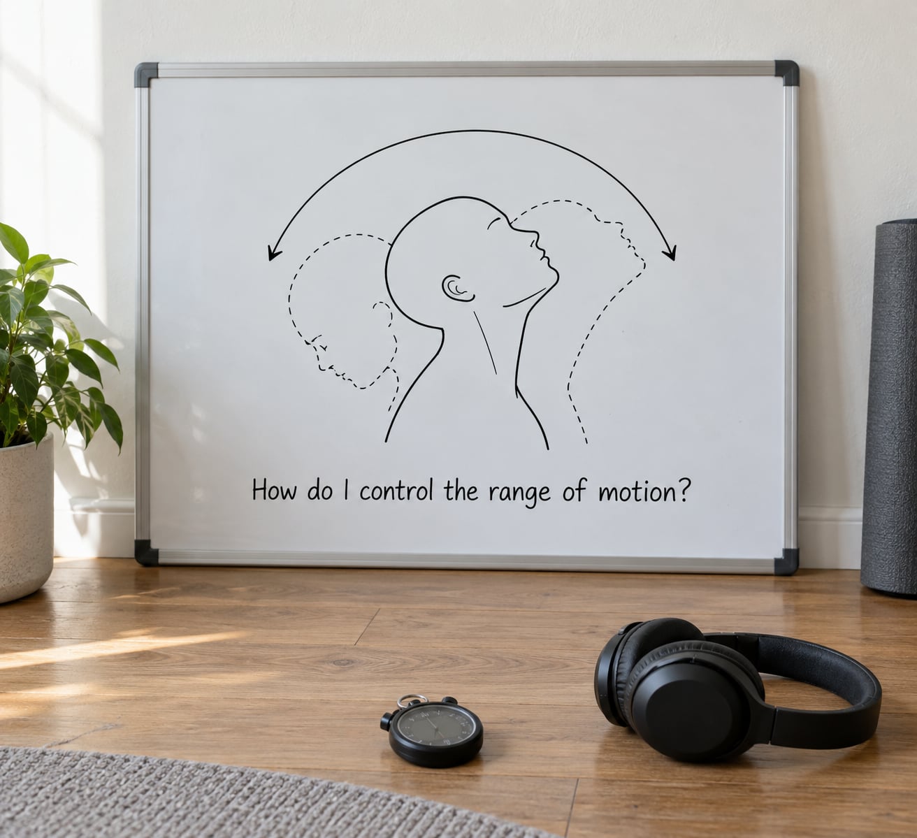 How do I control the range of motion?
