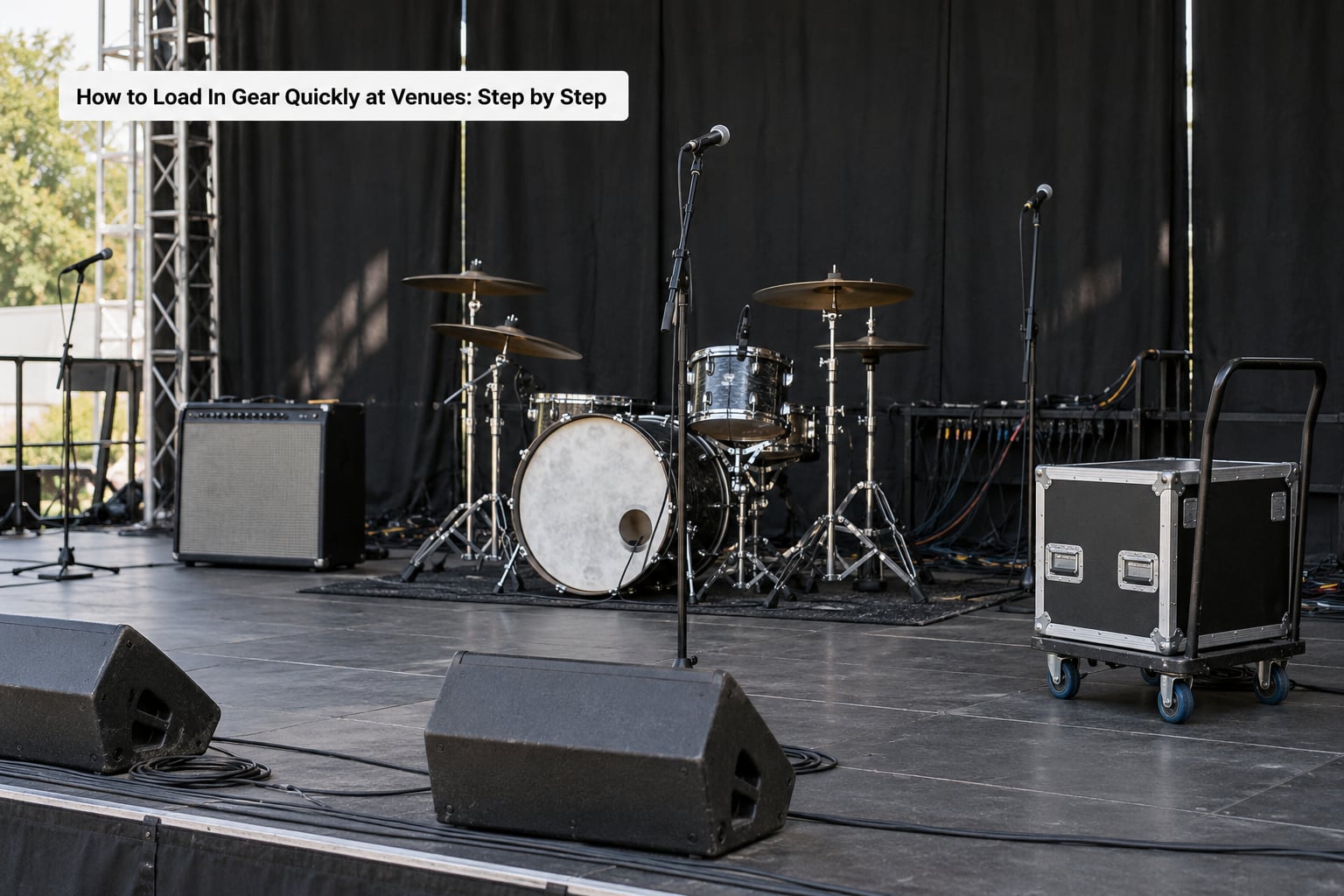 How to Load In Gear Quickly at Venues: Step by Step