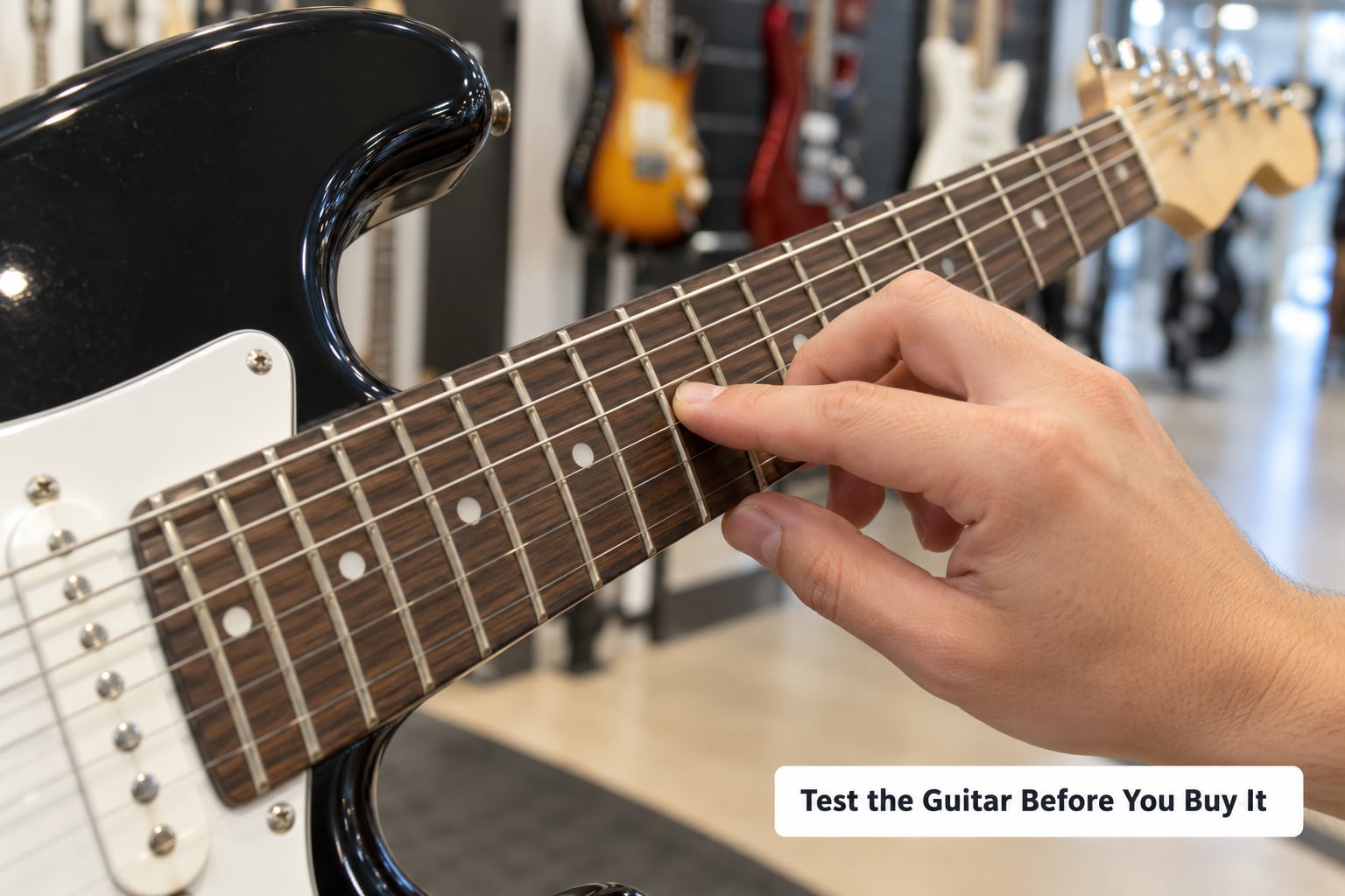 Test the Guitar Before You Buy It