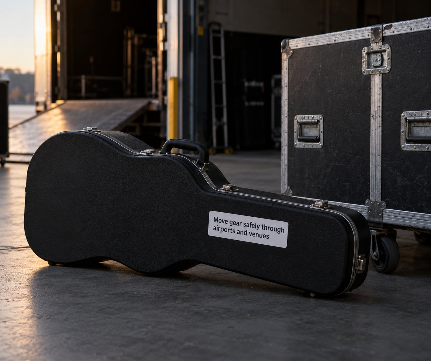 Move gear safely through airports and venues