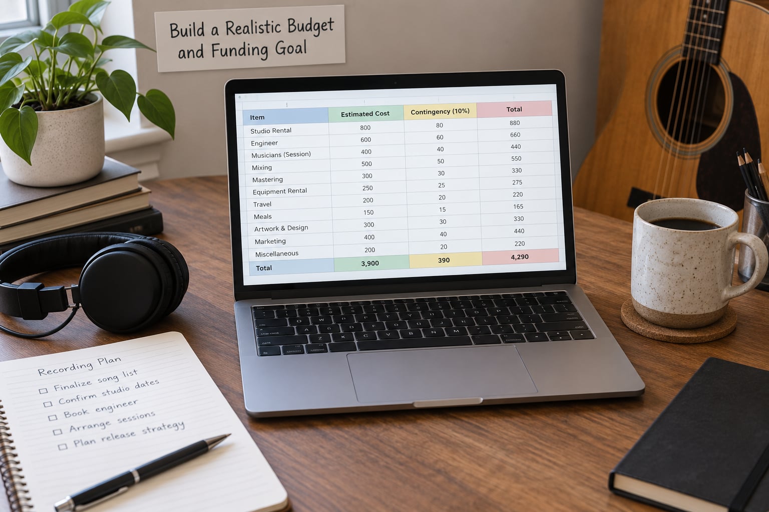 Build a Realistic Budget and Funding Goal