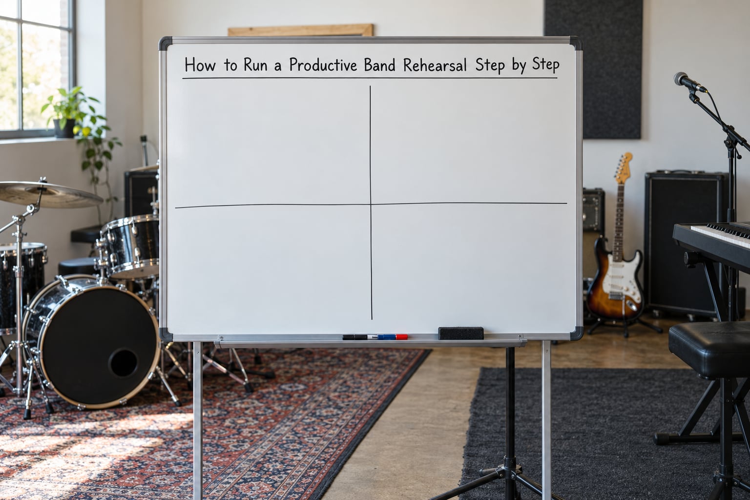 How to Run a Productive Band Rehearsal Step by Step