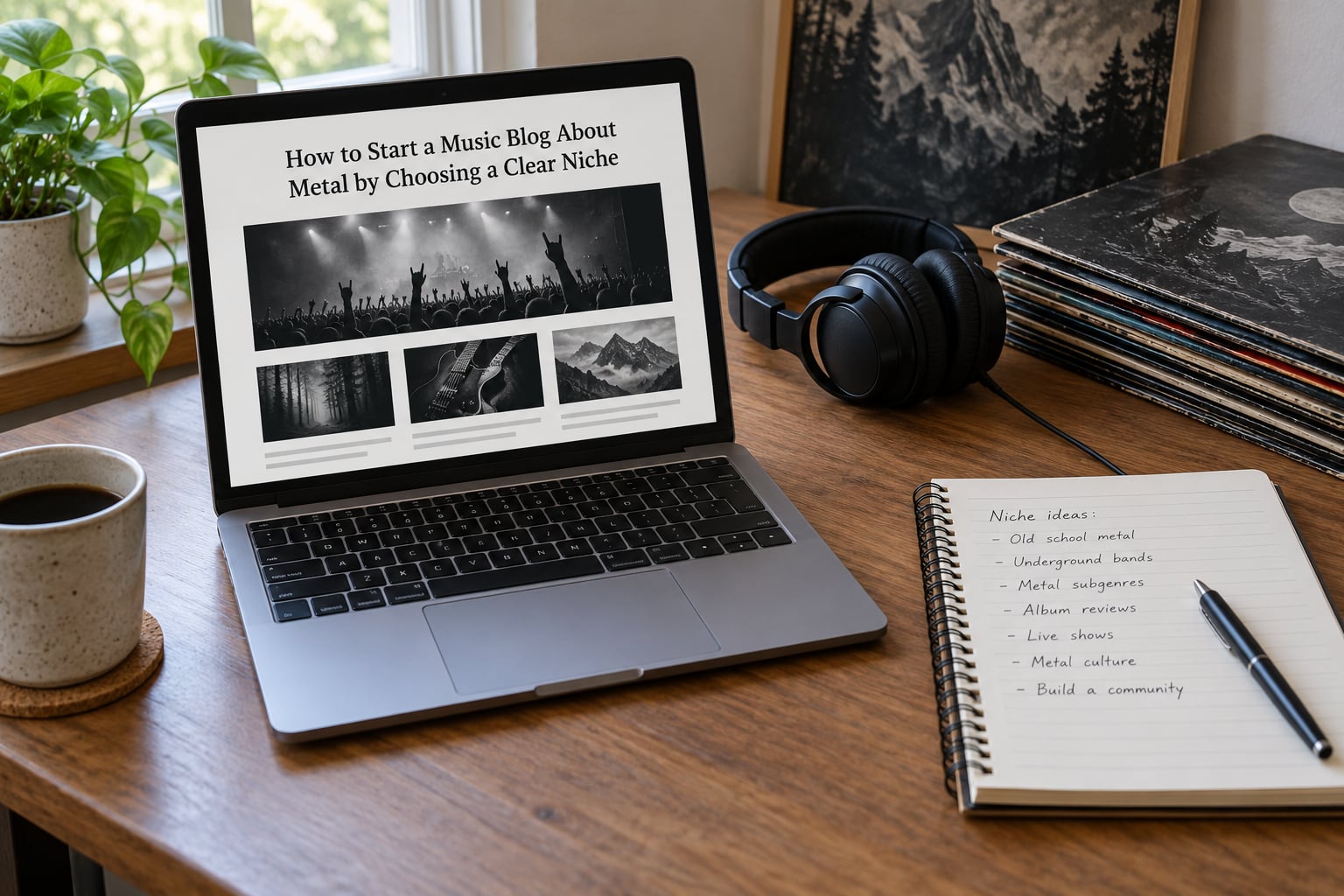 How to Start a Music Blog About Metal by Choosing a Clear Niche