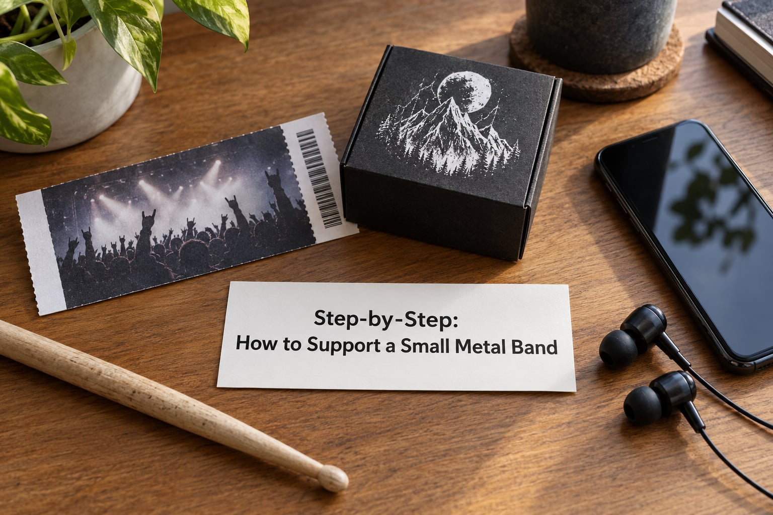 Step-by-Step: How to Support a Small Metal Band