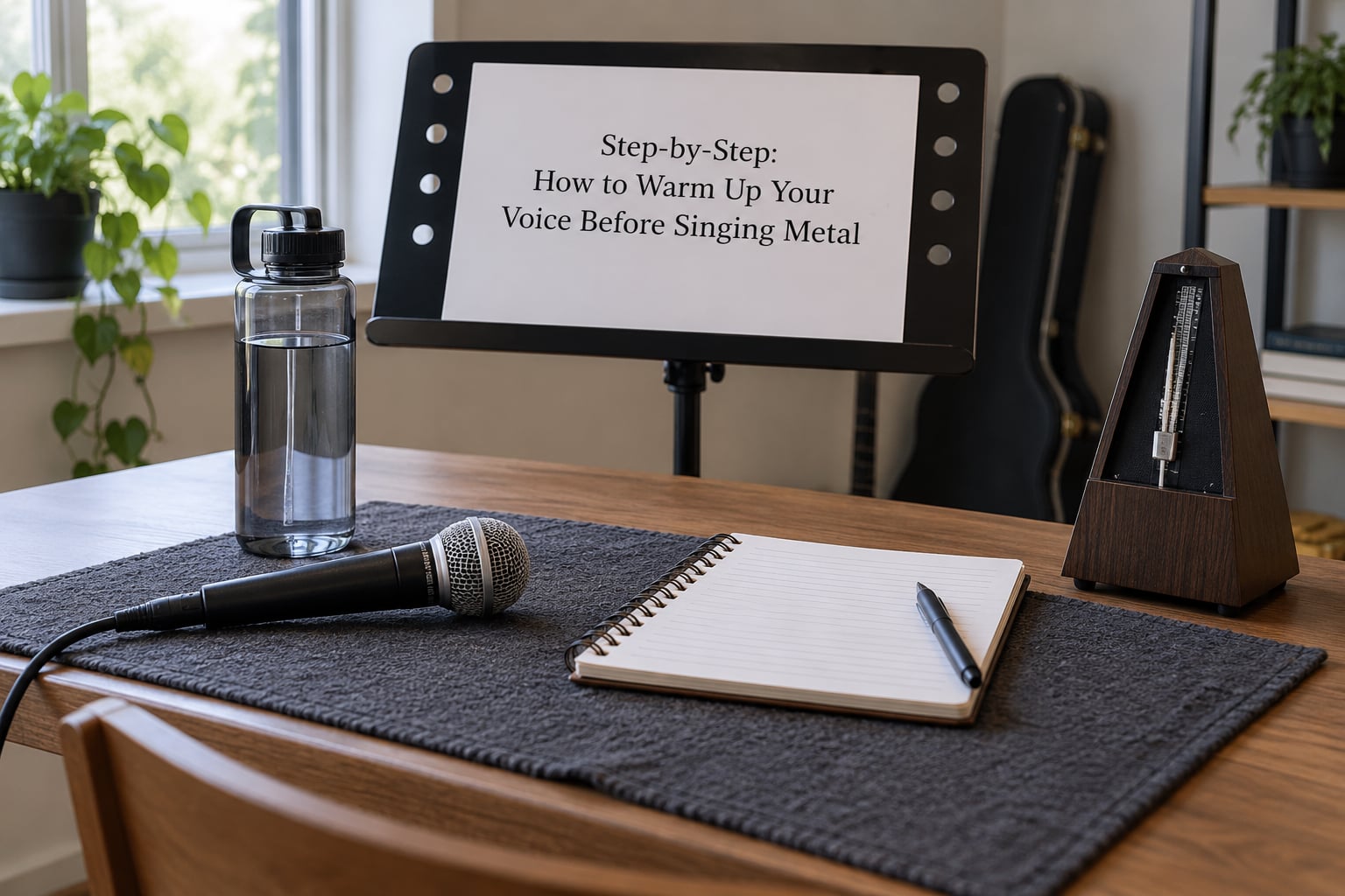 Step-by-Step: How to Warm Up Your Voice Before Singing Metal