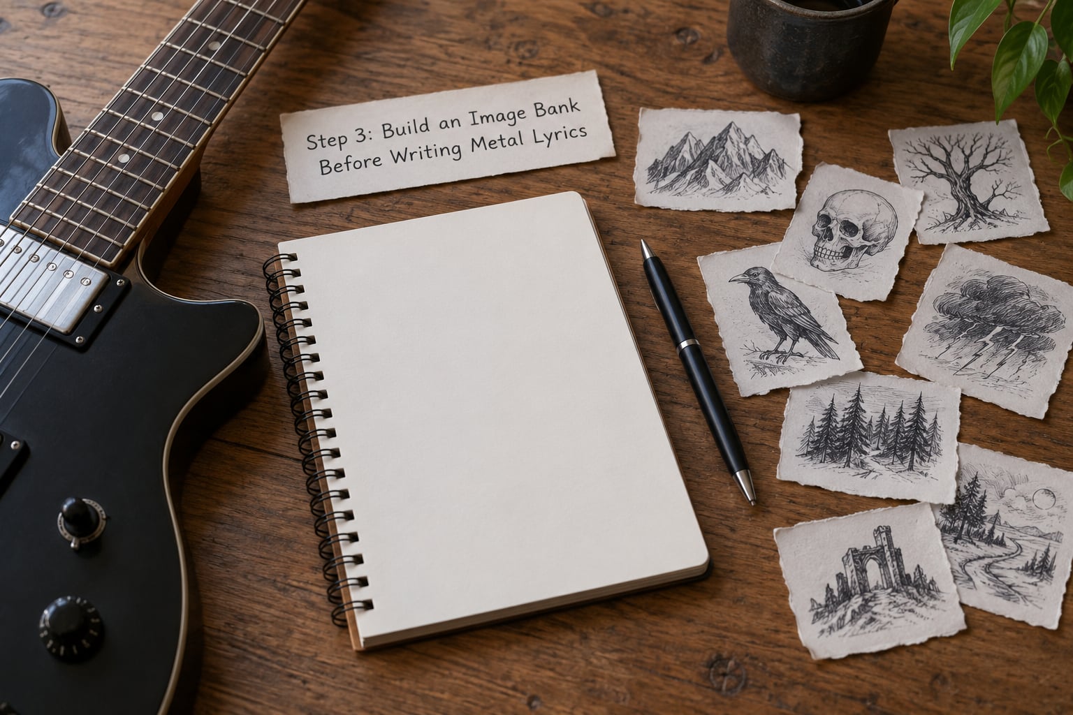 Step 3: Build an Image Bank Before Writing Metal Lyrics