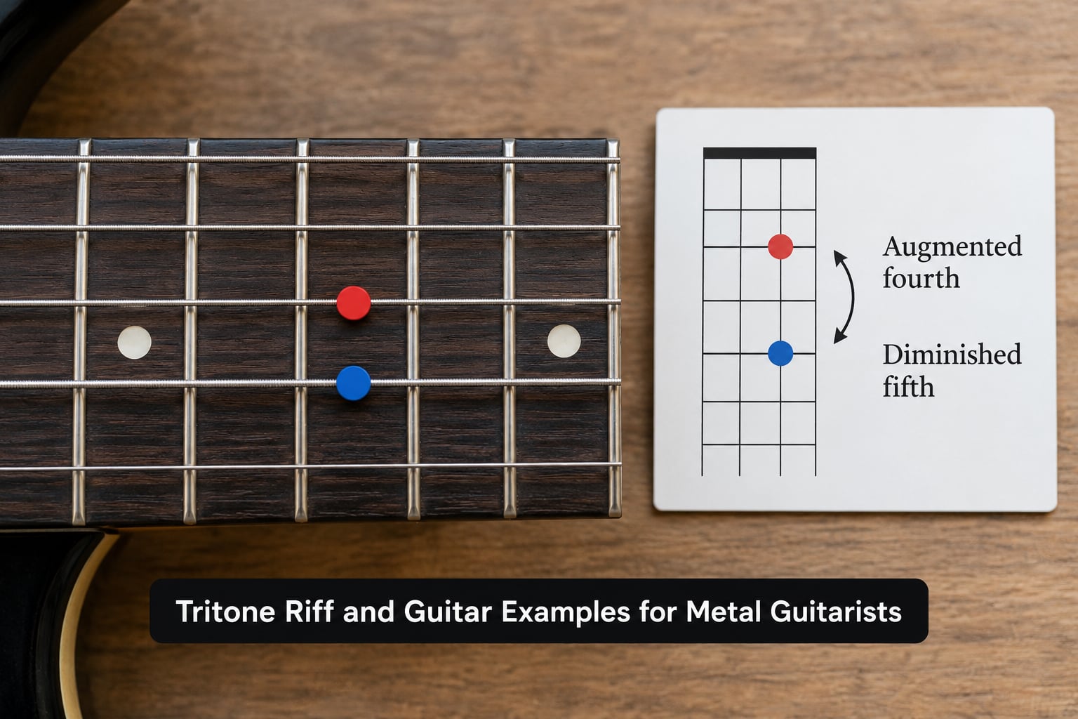 Tritone Riff and Guitar Examples for Metal Guitarists