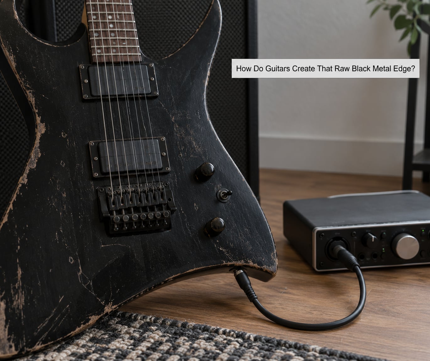 How Do Guitars Create That Raw Black Metal Edge?