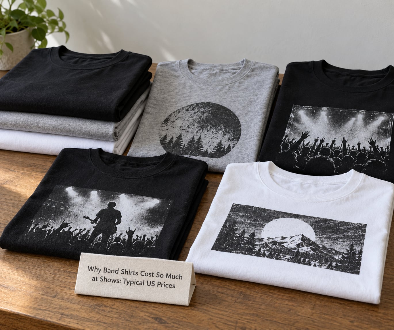 Why Band Shirts Cost So Much at Shows: Typical US Prices