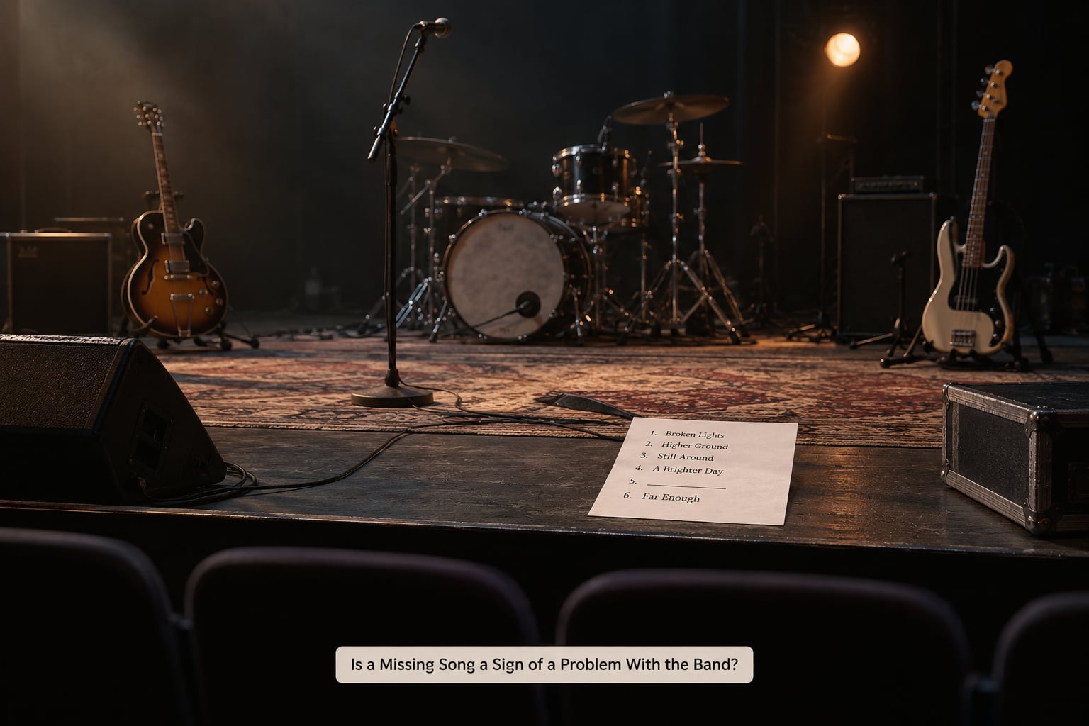 Is a Missing Song a Sign of a Problem With the Band?