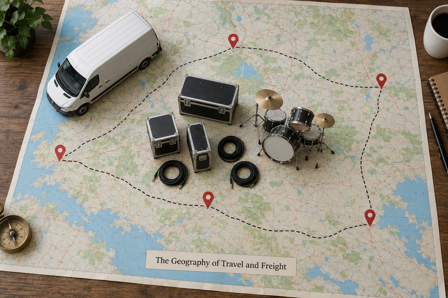 The Geography of Travel and Freight