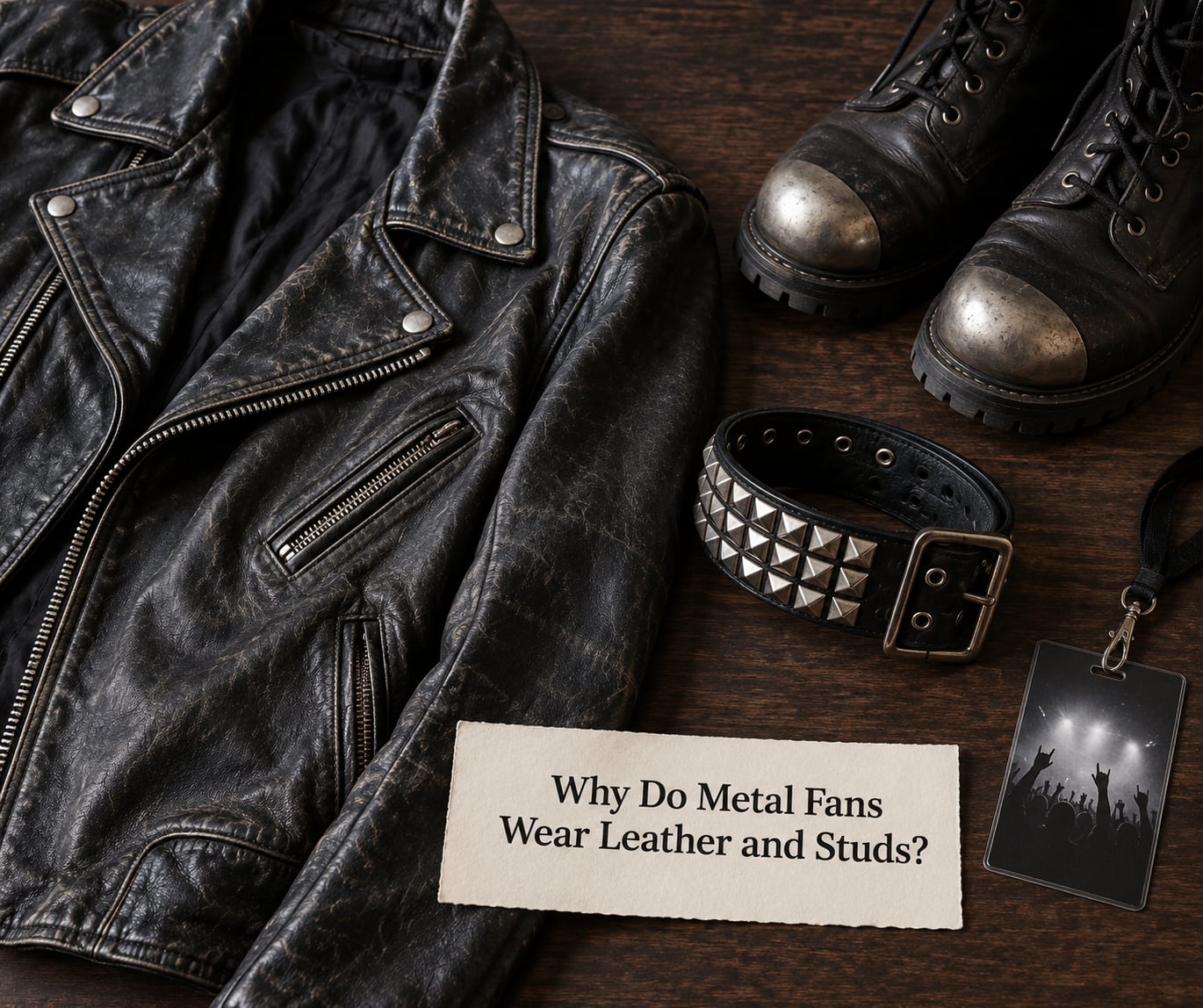 Why Do Metal Fans Wear Leather and Studs?