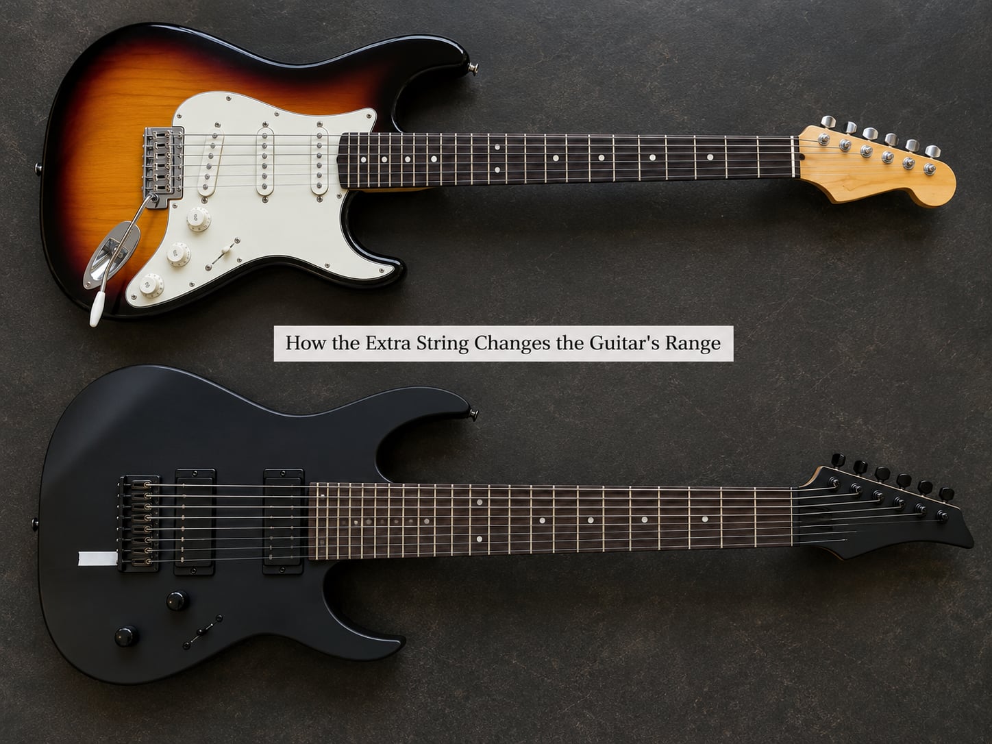 How the Extra String Changes the Guitar's Range